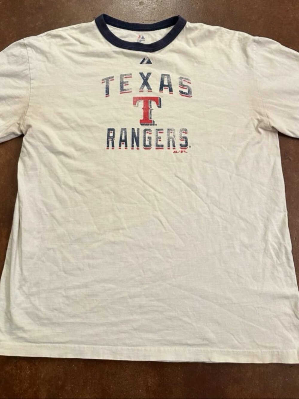 Texas Rangers Ringer T-Shirt Men’s XL